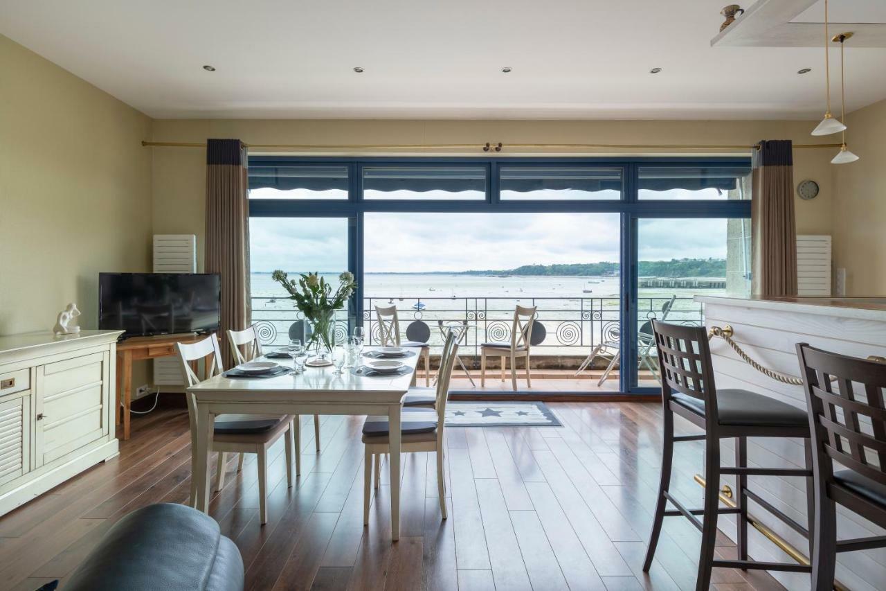 La Bisquine - Appt Pour 4 Avec Vue Mer Cancale Exteriör bild